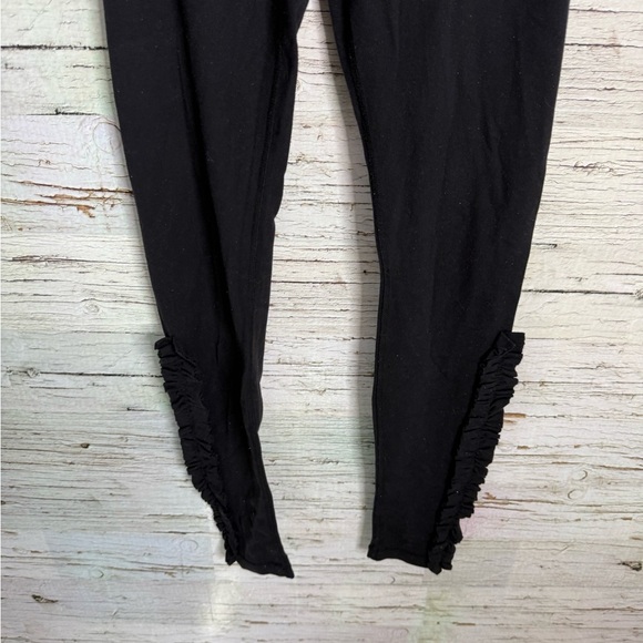 lululemon athletica Black Leggings ruffle size 2 - Picture 2 of 8